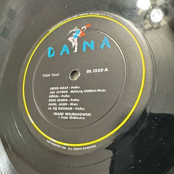FRANK WOJNAROWSKI  & His Orchestra Ferry Boat Polka LP Vinyl Record DANA 1220 - Picture 5 of 9
